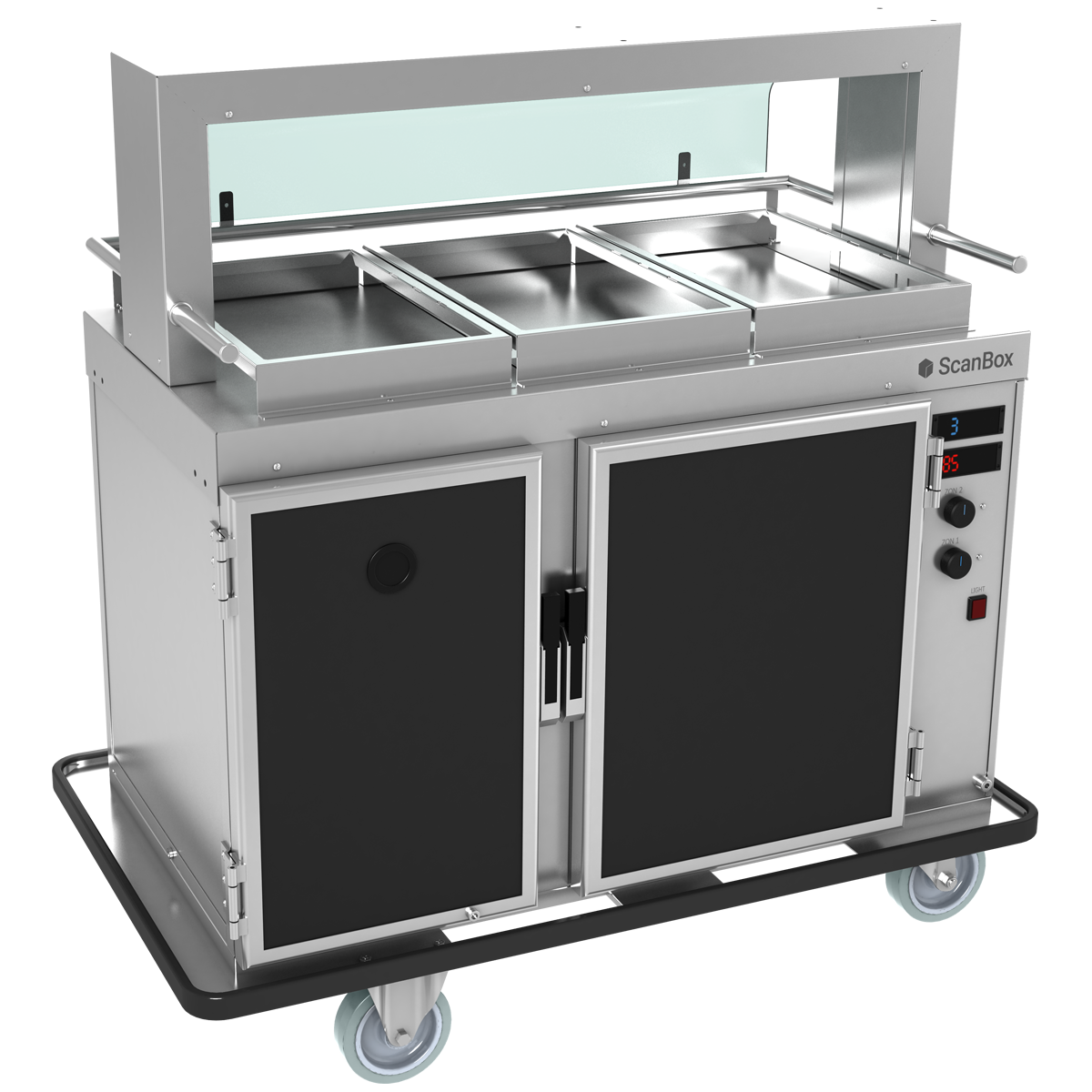 Scanbox - Food2Go - Kyla Kompressor + Värme Fläkt - 7+7 GN