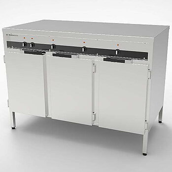 Elektrotermo - Värmeskåp - VDU 1200 - 1200mm - 3 Slagdörrar