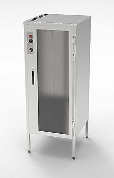 Elektrotermo - Värmeskåp - ET 811 G - 600mm - 12 Gejderpar - Glasdörr