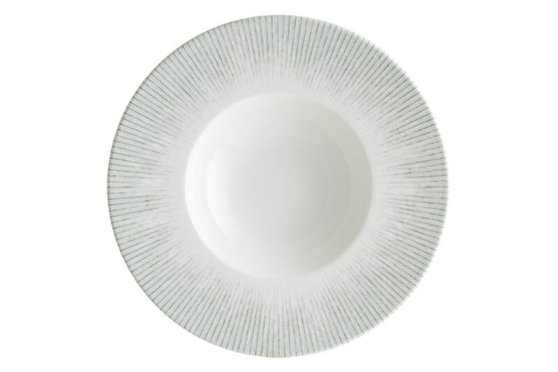Iris - Tallrik Gourmet Djup D28cm, med brett bräm 6-pack