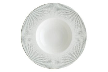 Iris - Tallrik Gourmet Djup D28cm, med brett bräm 6-pack