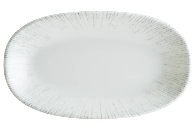 Iris - Tallrik djup oval 34cm 6-pack