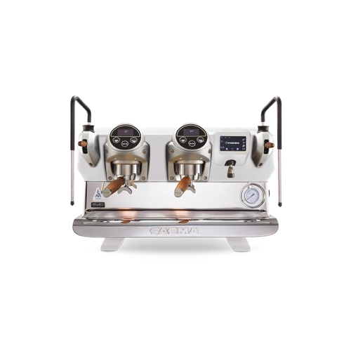 Faema - Espressomaskin - E71E GTI A2 White Wood Gold - 2 Grupps