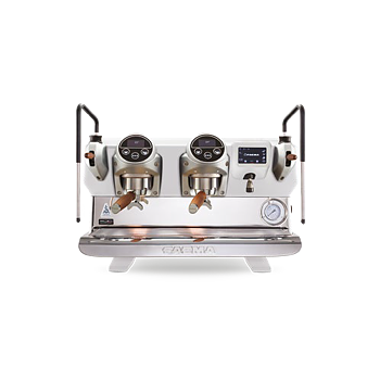 Faema - Espressomaskin - E71E GTI A2 White Wood Gold - 2 Grupps