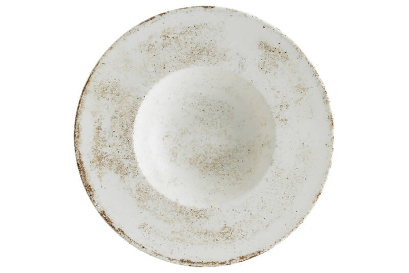 Nacrous - Tallrik Gourmet Djup D28cm, med brett bräm 6-pack