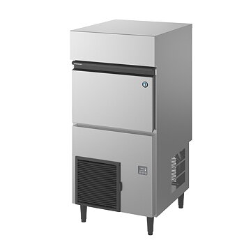 Hoshizaki - Halvmåne iskubmaskin - KM-140C-HC-W - Med isbinge - Kapacitet Kg/24t: 138 Kg