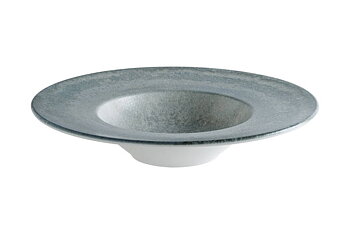 Omnia - Tallrik Gourmet Djup D28cm, med brett bräm 6-pack