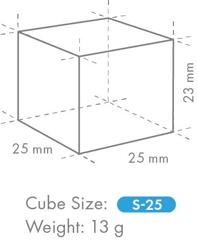 Hoshizaki - Iskubmaskin - IM-65WPE-25 - Med isbinge - Kapacitet kg/24t: 54 Kg - Istärning S - 23 x 25 mm - 2