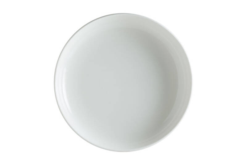 Pot - Djup tallrik vit D25cm, H5cm 6-pack