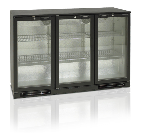 Tefcold -  BA31H - Barkyl 311 liter - 3 glasdörrar