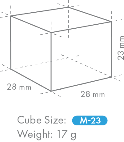 Hoshizaki - Iskubmaskin - IM-130CPE-U-23 - Med isbinge - Kapacitet kg/24t: 103 Kg - Istärning M - 23 x 28 mm - 2