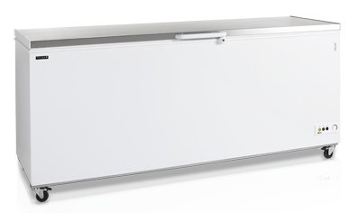 Tefcold - CF700S SL - Frysbox - 675 liter - 3 korgar - lock av rostfritt stål