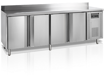 Tefcold - CF7410 - Gastronorm Frysbänk - 553 lite - 4 dörrar