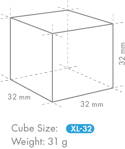 Hoshizaki - Iskubmaskin - IM-240APE-32 - Modul maskin - Kapacitet kg/24t: 220 Kg - Istärning XL - 32 x 32 mm - 3