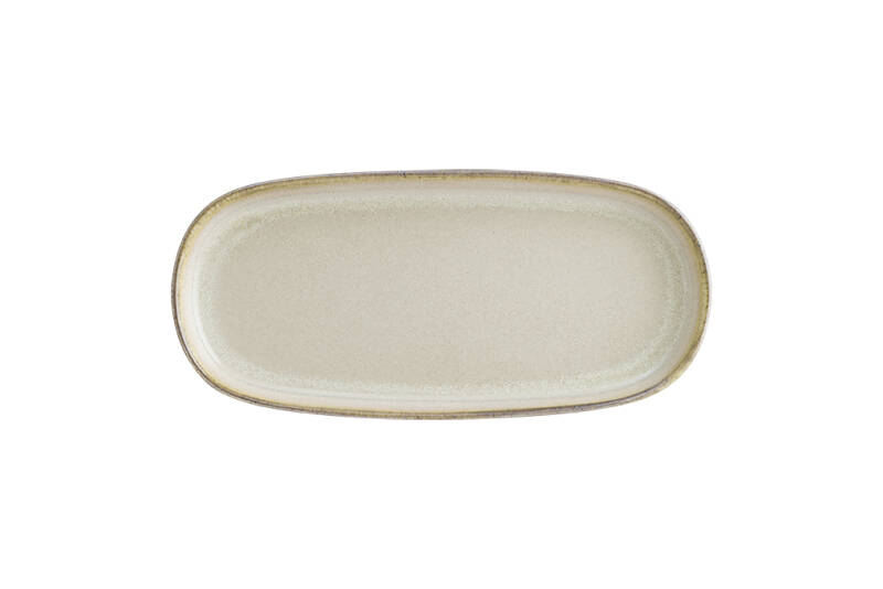 Sand - Fat oval 21x10cm 12-pack