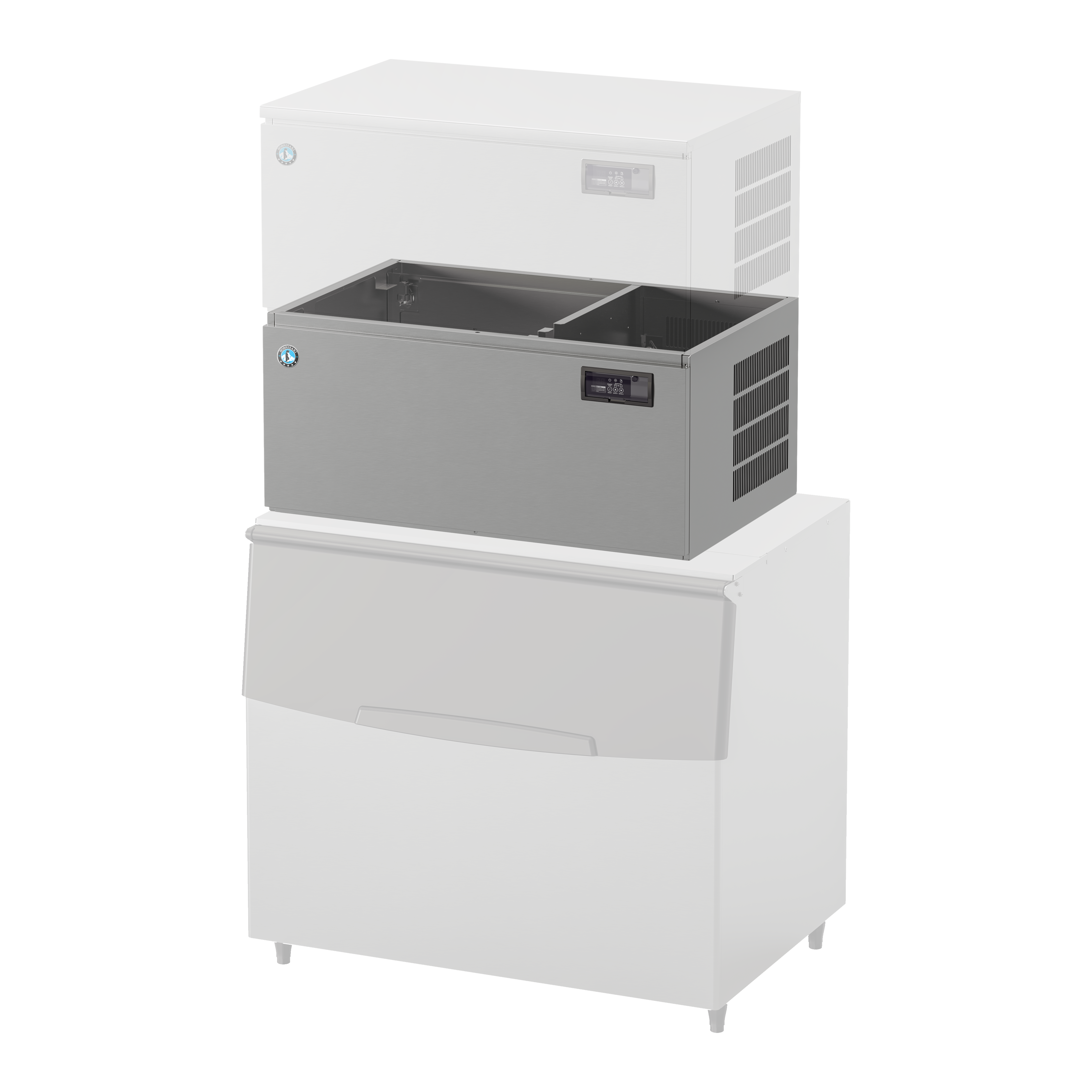 Hoshizaki - Iskubmaskin - IM-240XWPE-U-23 - Stapelbar - Kapacitet kg/24t: 190 Kg - Istärning M - 23 x 28 mm - 2