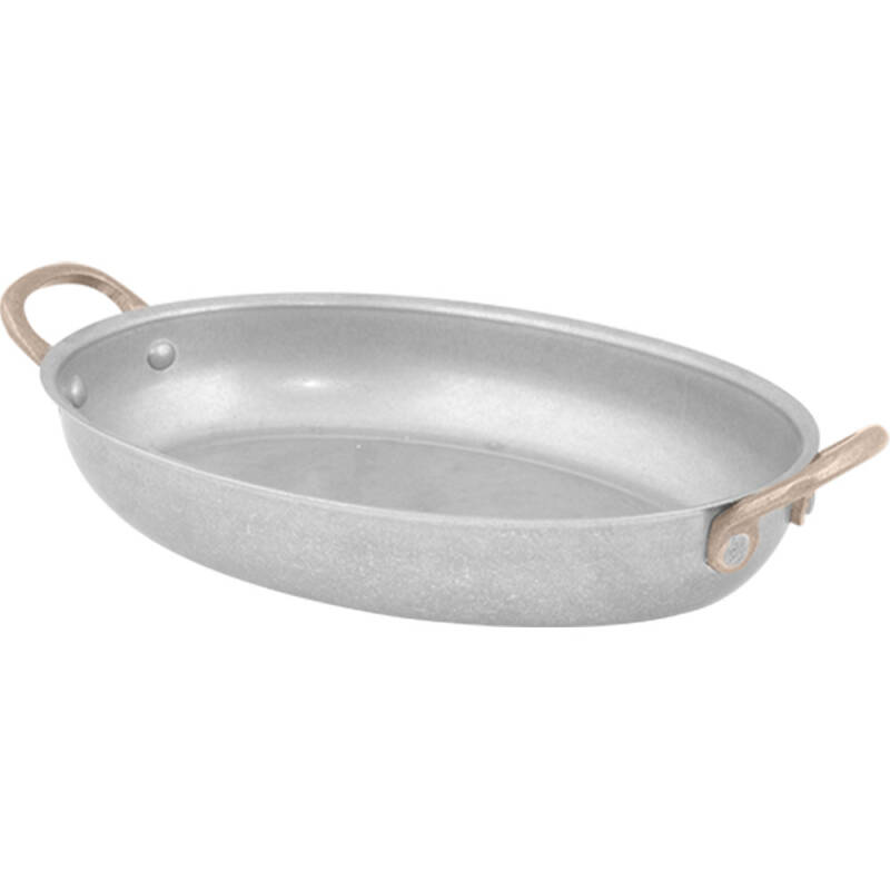 Oval Antique - Fat med 2 mässings htg, 20,75x15,75, 70cl 6-pack