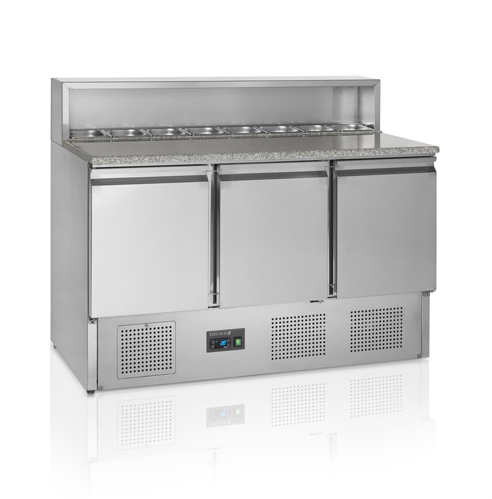 Tefcold - PT930 - Pizzabänk - Bredd 1365mm