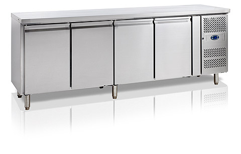 Tefcold - SK6410 - Snack kylbänk  - 4 dörrar - 480 liter