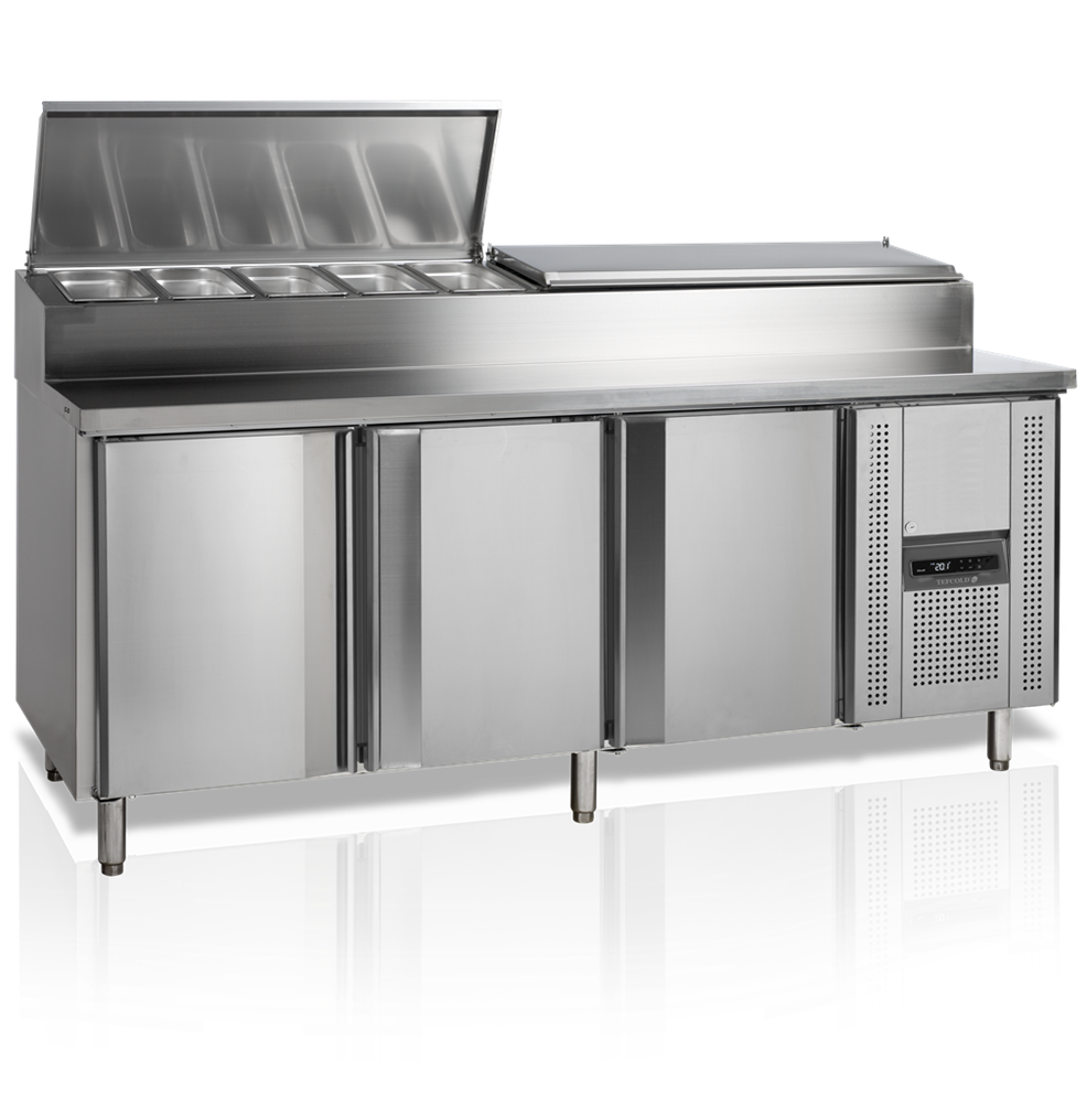Tefcold - SS8300 - Salladskyl - 3 dörrar - Bredd 2045mm