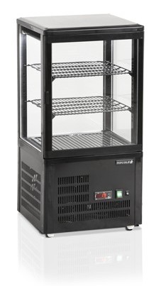 Tefcold - UPD60-BLACK - Displaykyl - Svart- 60 liter