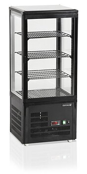 Tefcold - UPD80-BLACK - Displaykyl - Svart - 80 liter