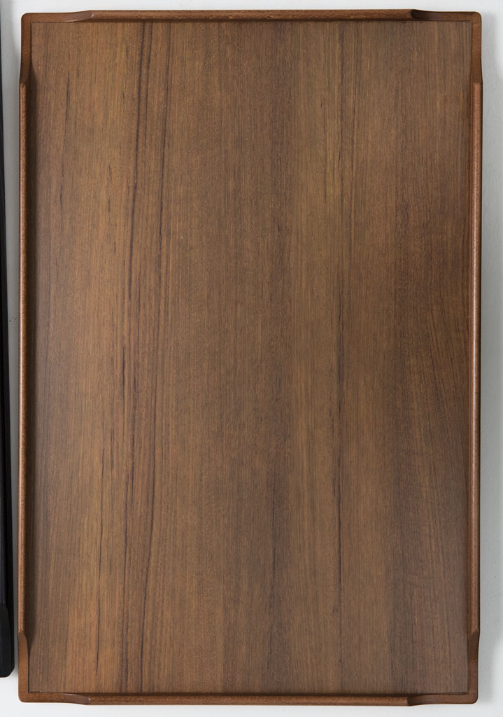 Hallins - Rullbord - Teak - 2 Hyllor - Skivmått 550 x 900 - Höjd 820 mm
