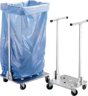 Hallins - Säckvagnar/Säckställ - 60 liter - Med hjul