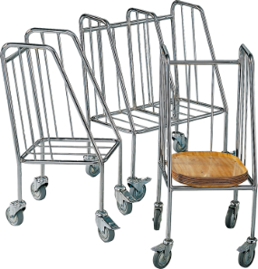 Hallins - Brickvagn - Enkel - Plats för 100 st brickor