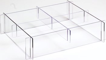 Fyrdeladsarg av Plast till Kylbricka G320 90 mm