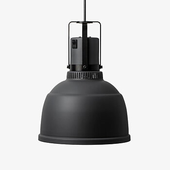 StayHot - Värmelampa Focus RO, Fast Kabel, Svart
