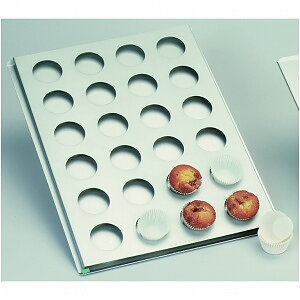 Stödplåt muffins 24 hål 600x450 mm