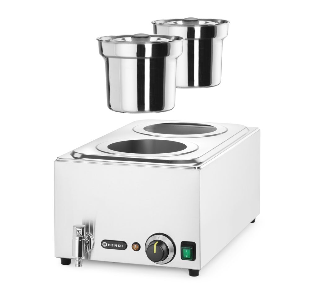 Bain-marie Ranger - 2x 4L behållare med lock - 4