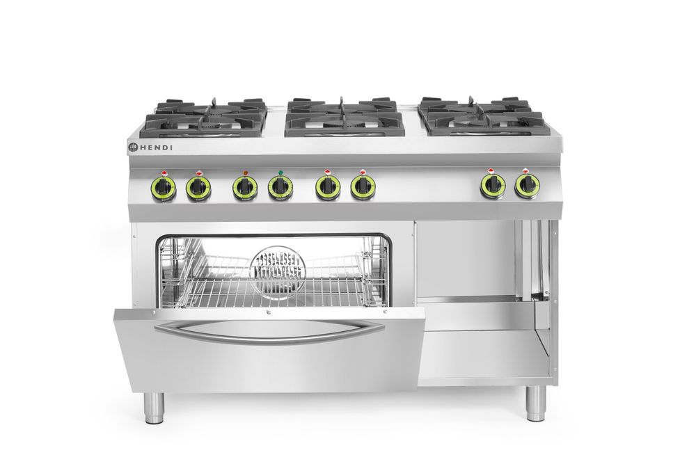 Gasspis Kitchen Line, 6-plattor med varmluftsugn 4 x GN 1/1 - 2