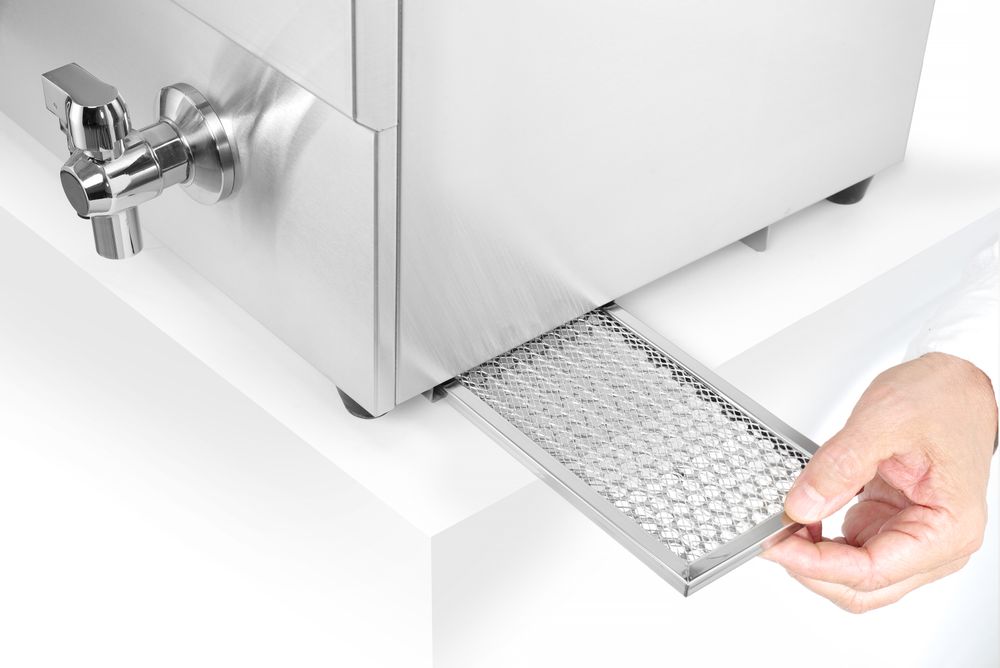 Induktionsfritös med tappkran - 2 x 8 L - 6