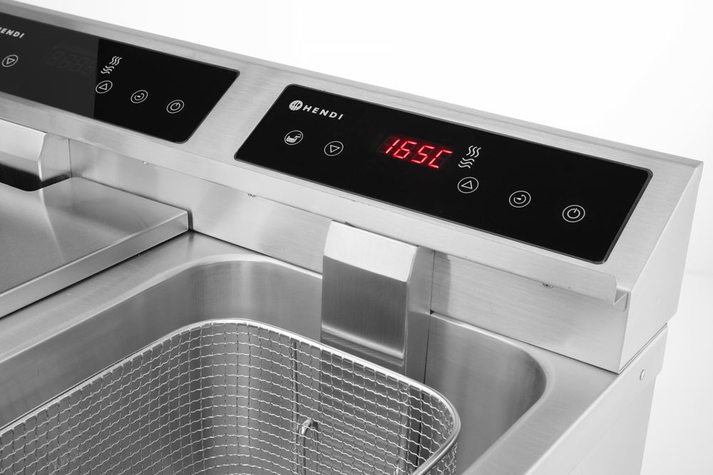 Induktionsfritös med tappkran - 2 x 8 L - 7