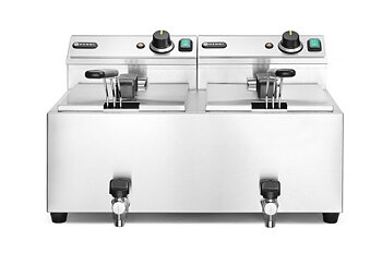 Fritös Profi Line - tappkran 2 x 8L