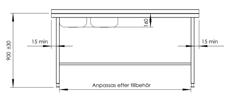 Molins bänk med DE-33 och DE-33 650mm djup - 3