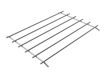 Löstagbar gallerhylla dim 200x550mm