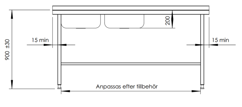 Molins bänk med DE-45 och DE-45 650mm djup - 3