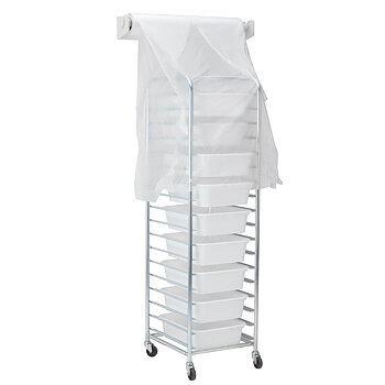Skyddshuv, plast, rulle, 100-pack, 600x450 mm