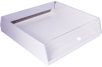 Brödlåda, vitlack m kedja 450x450x120 mm