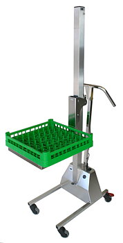 Ergofokus - Lyftvagn LD80 - Standardflak - Lyftkapacitet 80kg - Spolbar