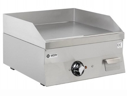 Wery FTE 64L - Stekhäll - Slät stekyta, fast stänkskydd - 400 x 600 x 295 mm - 3,9 kW 400V 3N~