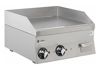 Wery FTE 66LC - Hårdkromstekhäll - Slät stekyta, fast stänkskydd - 600 x 600 x 295 mm - 7,8 kW 400V 3N~
