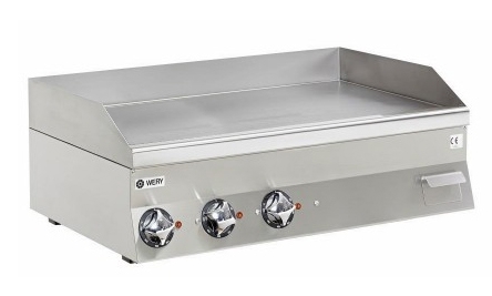 Wery FTE 610LC - Hårdkromstekhäll - Slät stekyta, fast stänkskydd - 1000 x 600 x 295 mm - 11,7 kW 400V 3N~