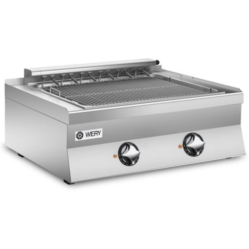 Wery CWE 68/2 - Grillhalster - 2 zoner vapogrill - Grillyta 540 x 430 mm - 800 x 600 x 295 mm - 8,2 kW 400V 3N~