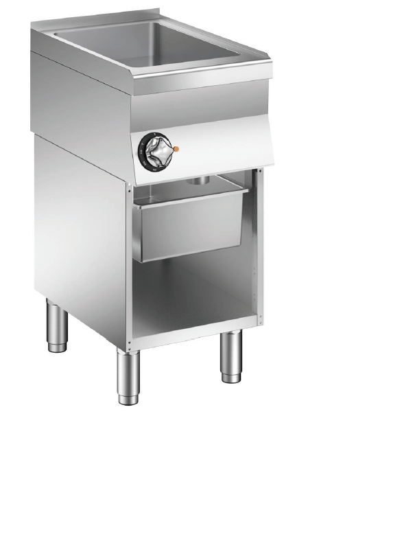 Wery VBE 64 - Universalsteklåda 13 liter - Rostfri steklåda - 400 x 600 x 900 mm - 4,0 kW 400V 3N~