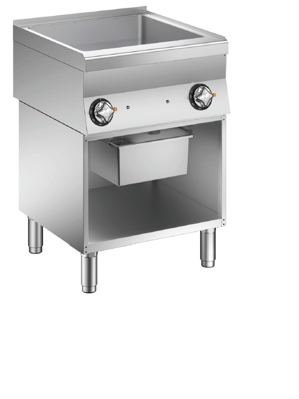 Wery VBE 66 - Universalsteklåda 21 liter - Rostfri steklåda - 600 x 600 x 900 mm - 8,1 kW 400V 3N~