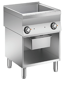 Wery VBE 66 - Universalsteklåda 21 liter - Rostfri steklåda - 600 x 600 x 900 mm - 8,1 kW 400V 3N~